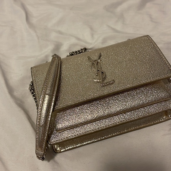 YSL Cross body mini bag sunset chain - Picture 4 of 9
